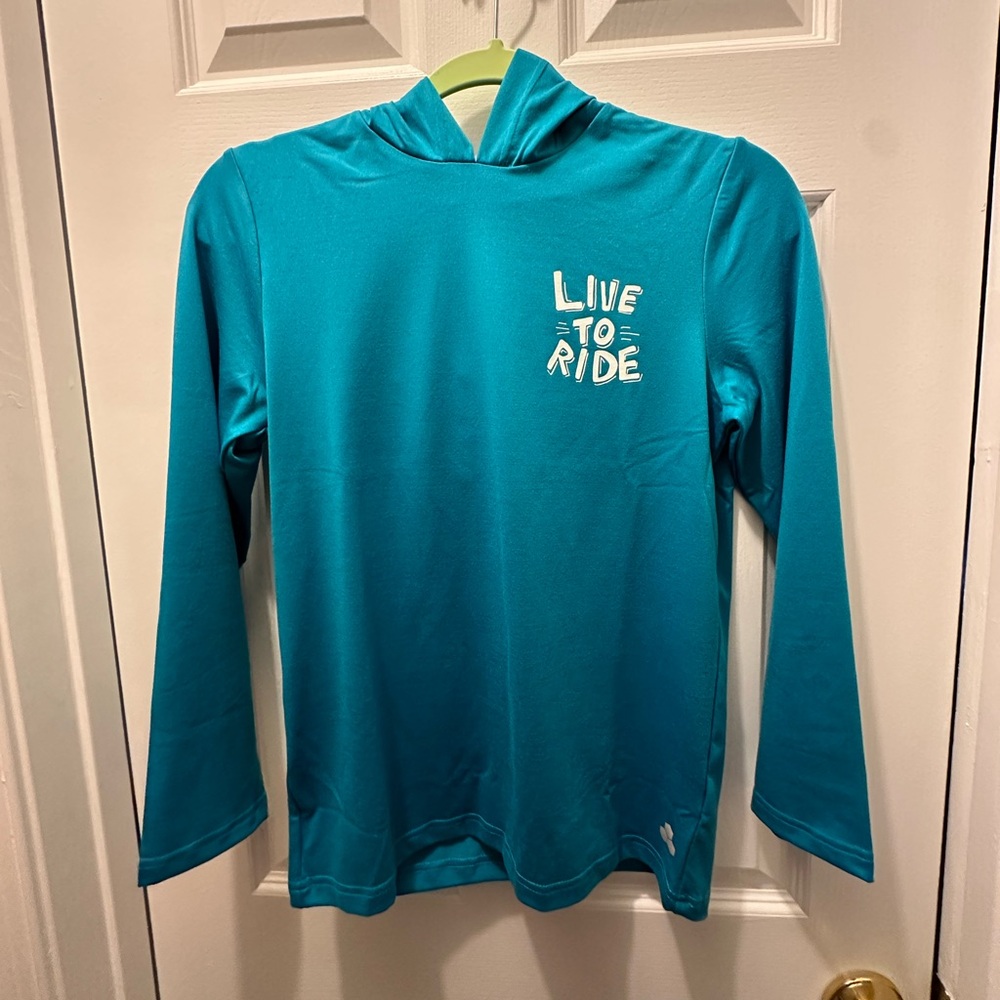 Boys hooded long sleeve shirt